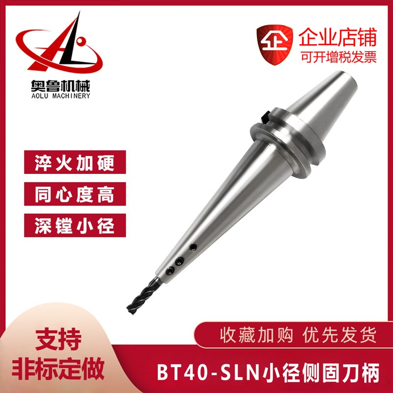 BT40-SLN4/6/8/10/12-140/170L侧固式高精铣刀柄 延长杆小径刀柄