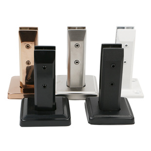 定做不锈钢玻璃夹免打孔楼梯栏杆阳台护栏立柱配件