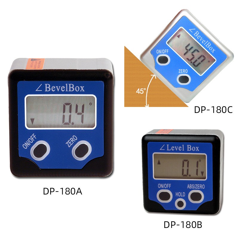 DP-180带磁数显倾角盒电子量角器角度仪倾角仪寻星仪