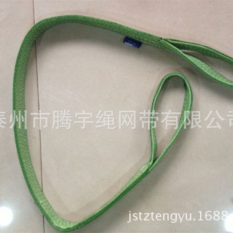 扁平起重吊装带2T1M2M3M4M5M 涤纶吊装带2吨 行车吊带2t 环眼吊带