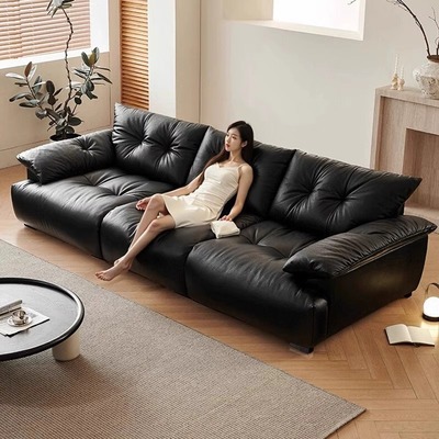 意式极简超大坐深浮云沙发