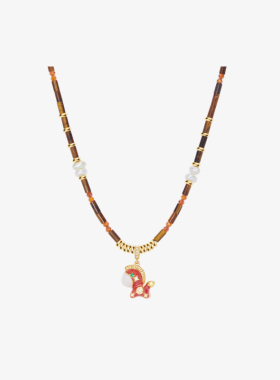 【所有女生直播间好物复购】欧比雅比马上有钱多宝项链红绳耳饰