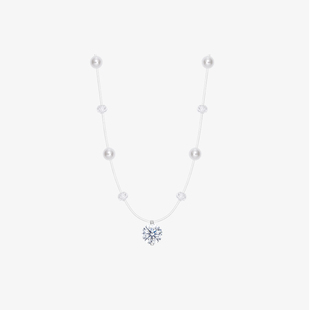 OUBIYABI欧比雅比浮光 天使之泪满天星项链人鱼锁骨链吊坠颈饰女