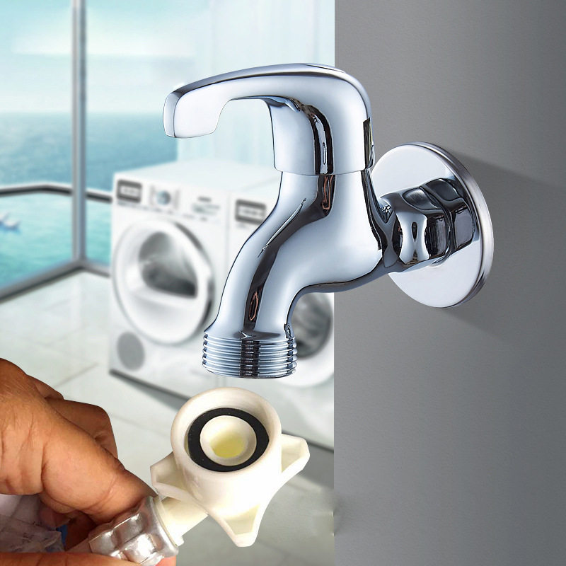 铜芯荣事达海尔惠而浦美的滚筒洗衣机 水龙头专用双6分洗碗机龙头