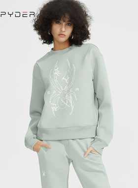 SPYDER蜘蛛卫衣女潮牌休闲加厚保暖女士卫衣22CF312W