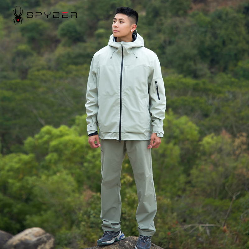 SPYDER蜘蛛三合一羽绒马甲内胆男款防风夹克登山服外套25CS201M