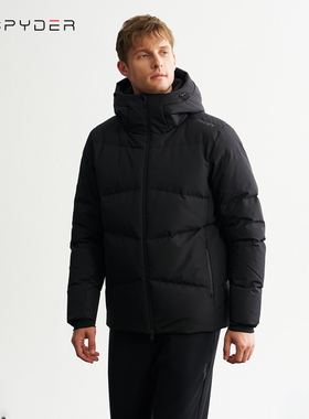 SPYDER蜘蛛冬季男士加厚羽绒服时尚保暖加厚外套鹅绒24MR201M