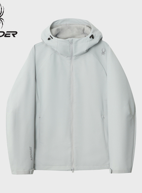 SPYDER蜘蛛26春夏新品女士P棉保暖连帽软壳夹克02JO26156WW