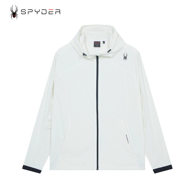 spyder蜘蛛皮肤衣男薄款冰感防紫外线防晒衣户外防风外套23cs111m