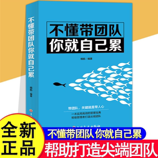 不懂带团队你就自己累识人用人管人高情商企业管理三要领导力法则如何说员工才会听执行力公司经营企业管理类行政管理学书籍