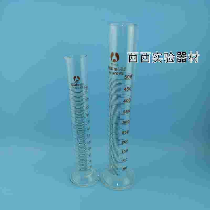 直型量杯10ml50ml100ml500ml1000ml2000ml玻璃刻度量筒化玻