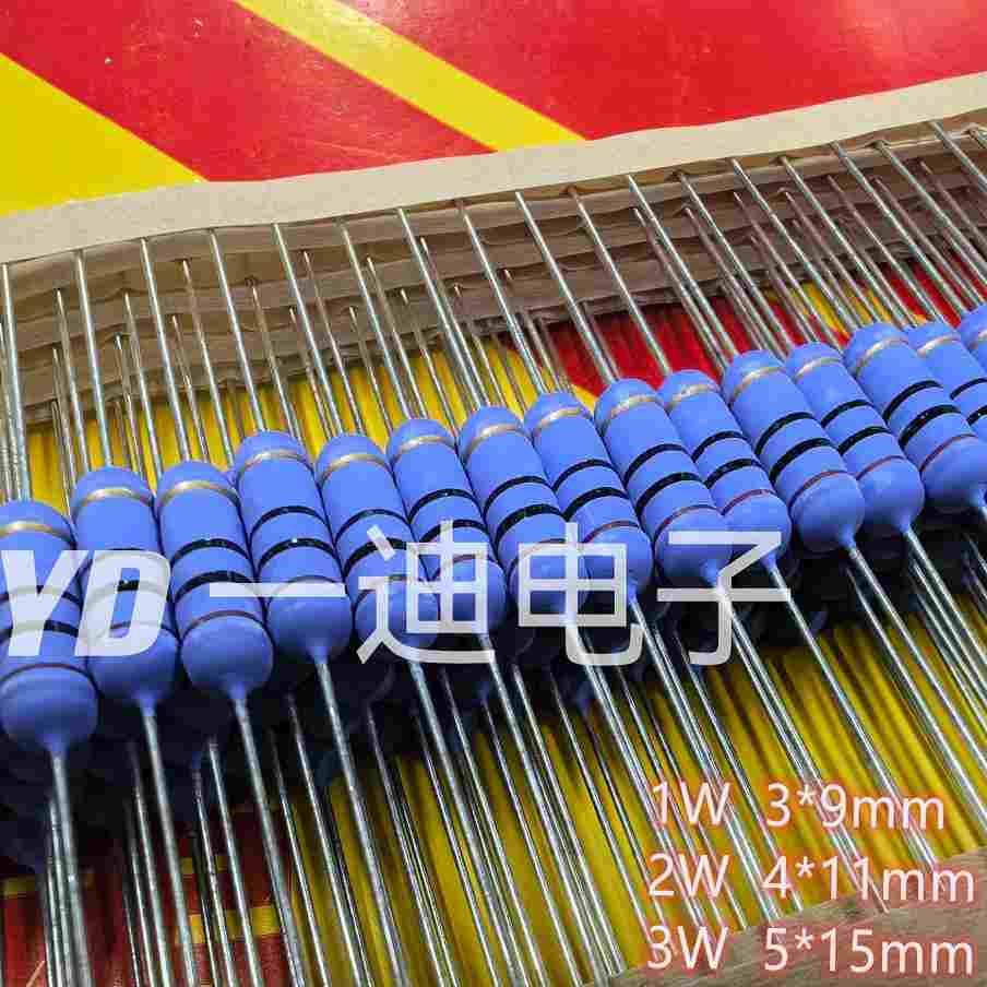 1W 2W3W 厚声电阻 10R 12R 15R 18E20R 22R 24R27R 30R 33R 33欧