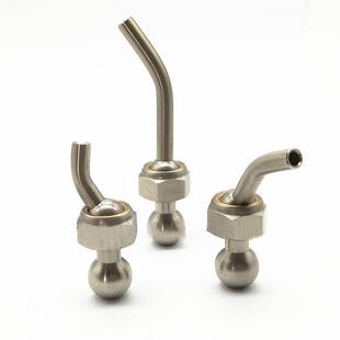 数控刀塔改装万向喷水嘴车床六鑫机床冷却喷嘴刀架球形弯管出水嘴