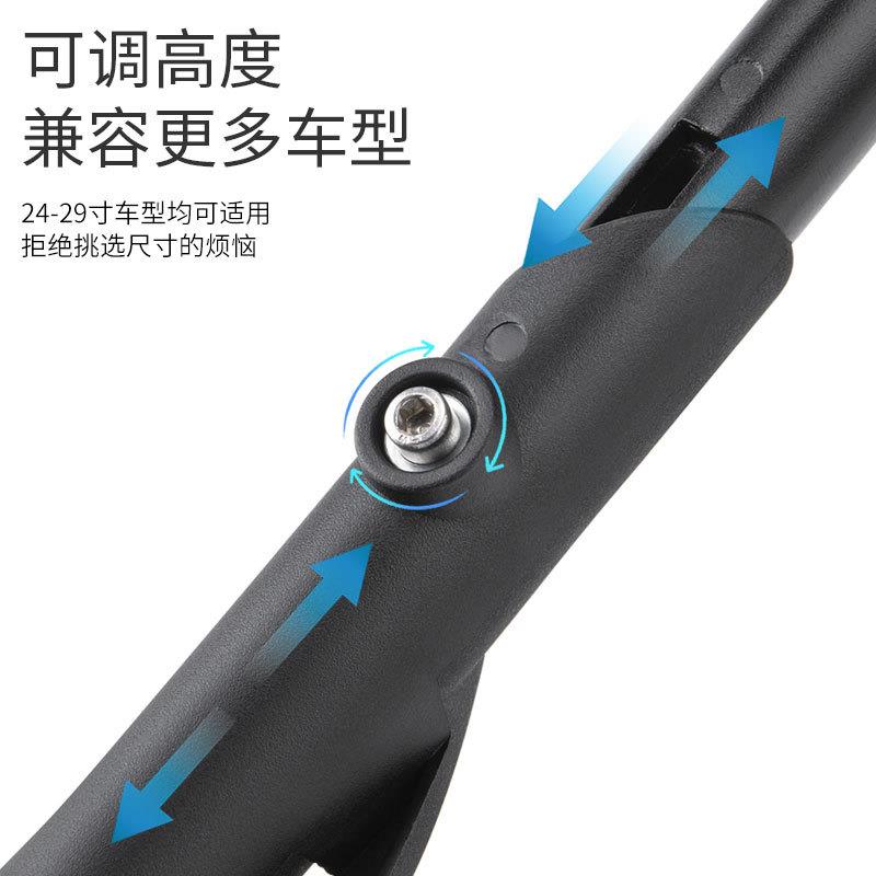 自行车脚撑支架山地公路单车通用铝合金停车边撑中撑车梯站脚支撑