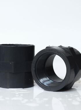 宝琦国标UPVC内丝直接 PVC给水化工耐酸碱接头PN16 63 75 90 110