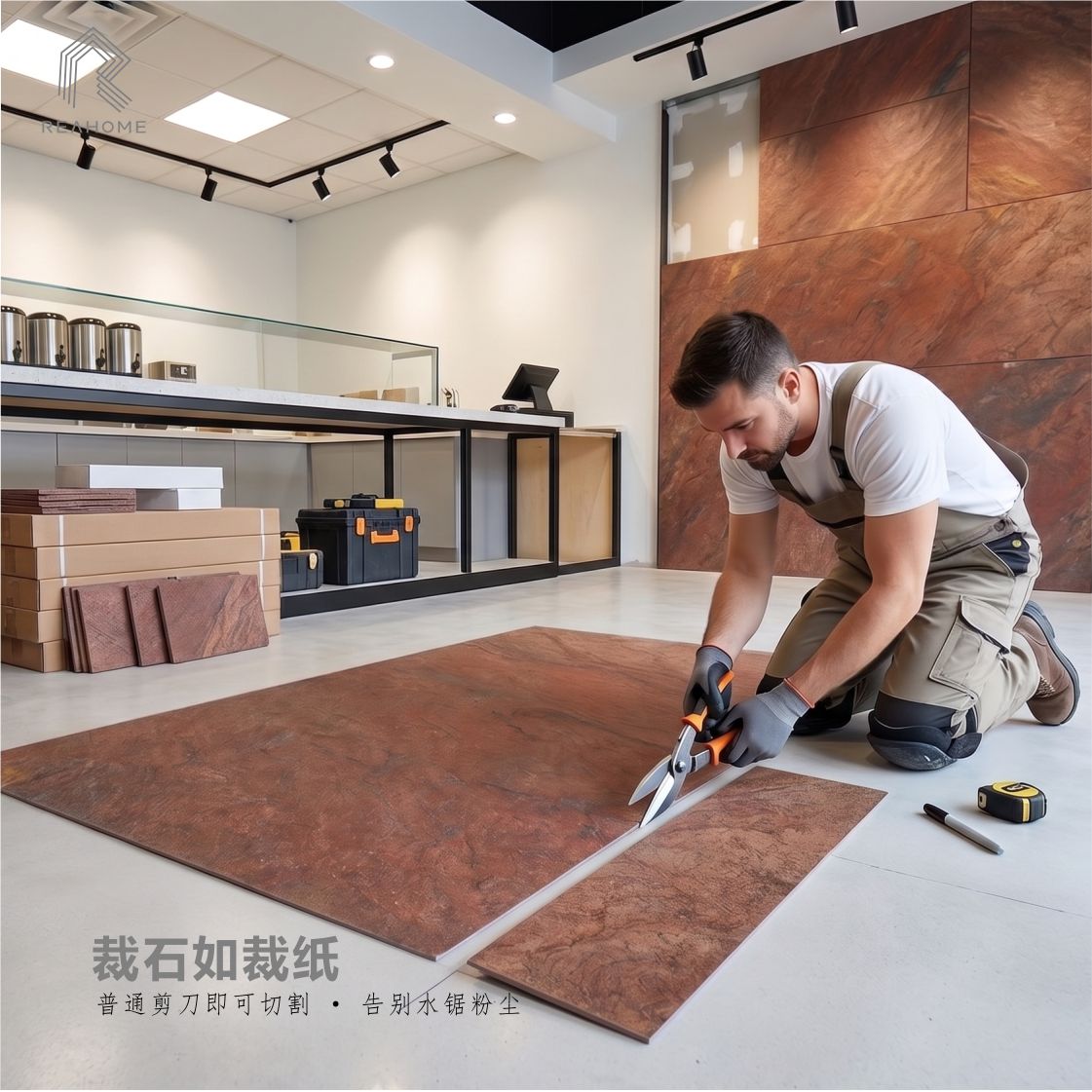 瑞赫姆商业空间墙面轻量化石材