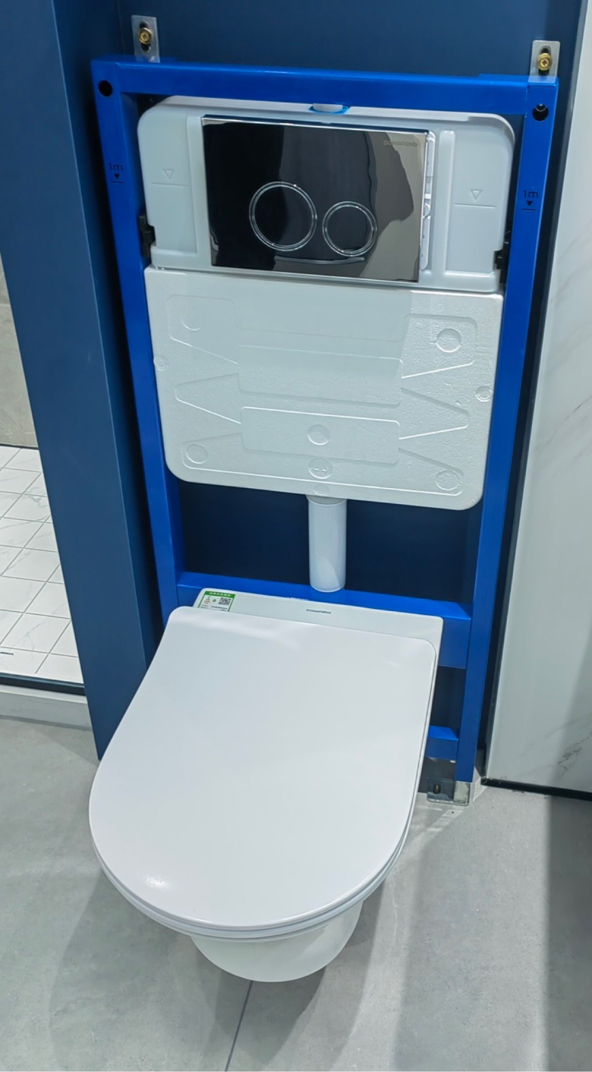 高端卫浴小户型z90~w0891挂式马桶隐藏水箱挂墙节省空间易清洁