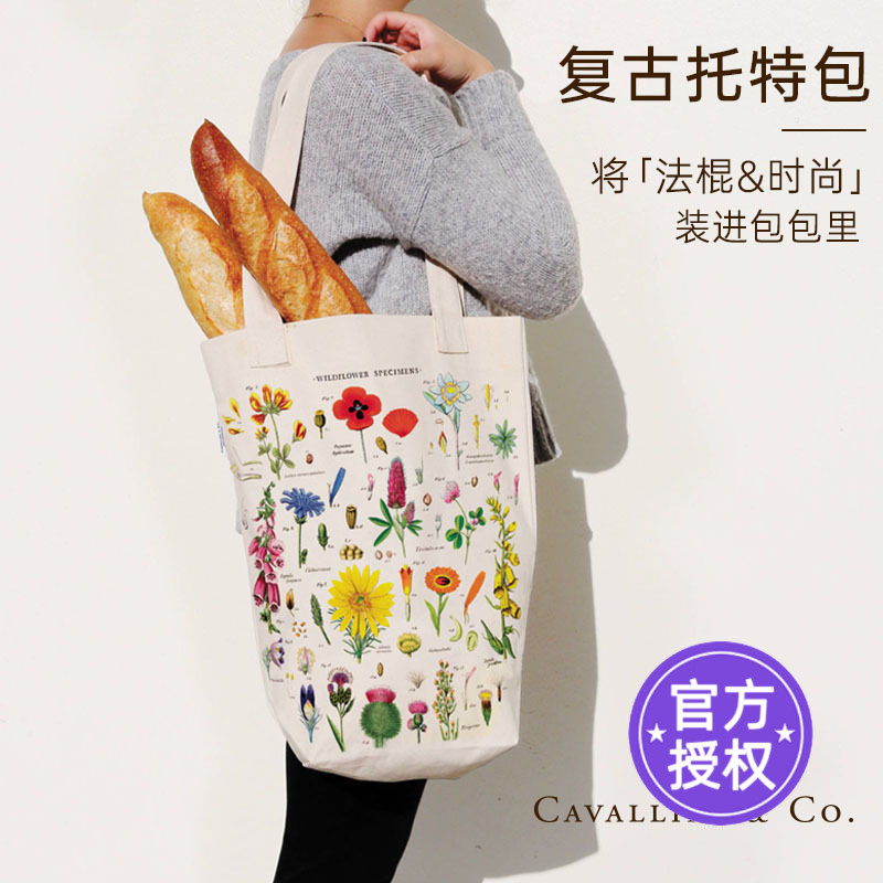 CAVALLINI复古风帆布包露营户外