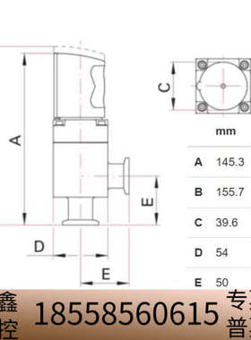 Pfeiffer PFA41003 手动角阀