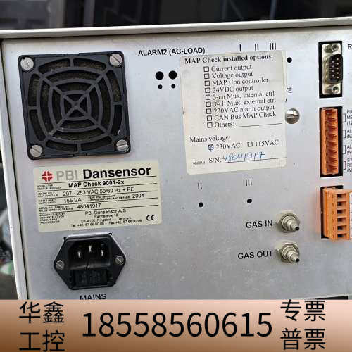 PBI DANSENSOR MAP Check 9000-2