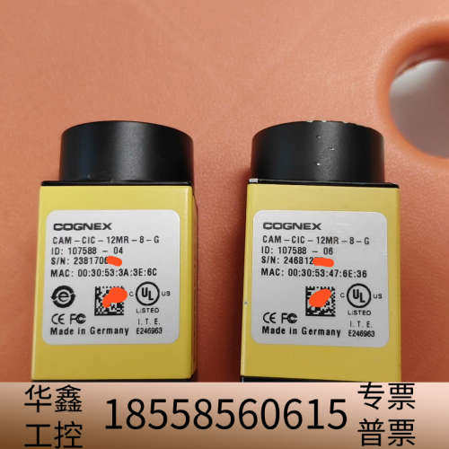 康耐视工业相机CAM-CIC-12MR-8-G，1200W像.议价