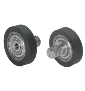 包胶轴承BAN13 14 15 21 22 23 24 25-B-d8 d810 d15-D30 D40 D45