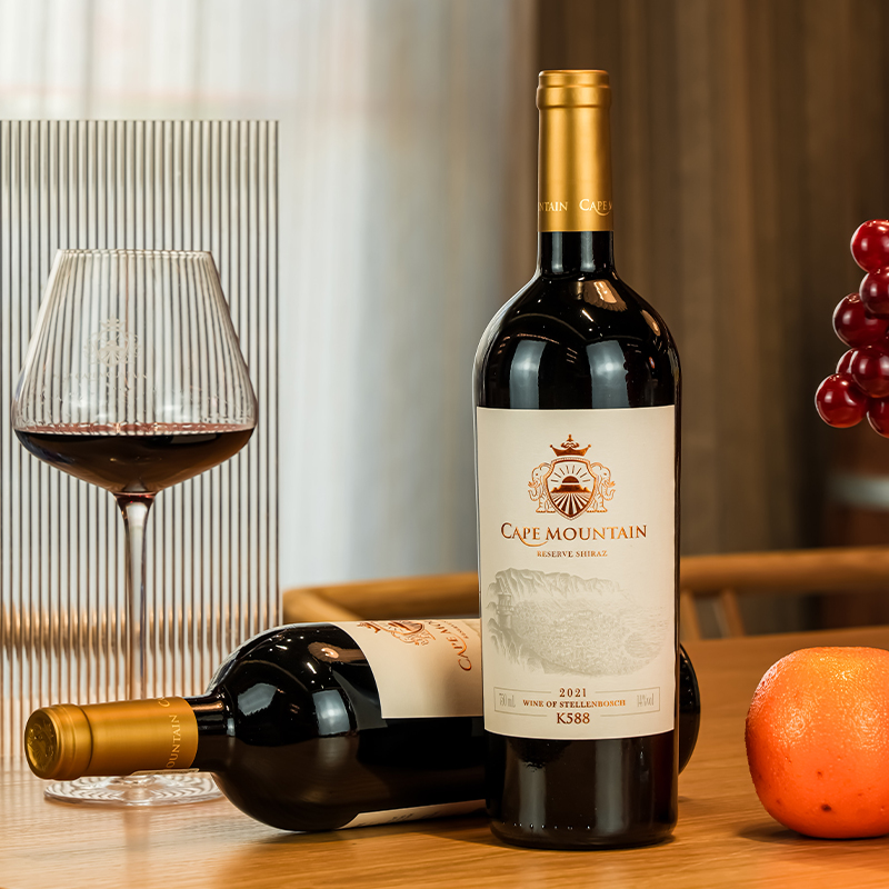 开普山西拉干红葡萄酒 进口K588女神款红酒750ml中秋礼盒