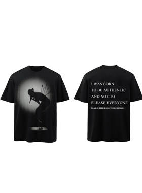 清仓特价！！300g新疆棉 加固螺纹cleanfit人像字母印花百搭短袖