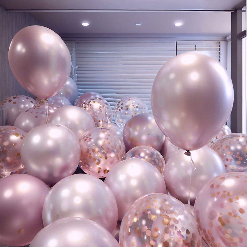 金属气球粉色金银亮片组合系列宝宝男女孩生日派对场景装饰汽球,节庆用品/礼品,气球,淘宝优惠券,粉丝福利购,淘宝优惠卷