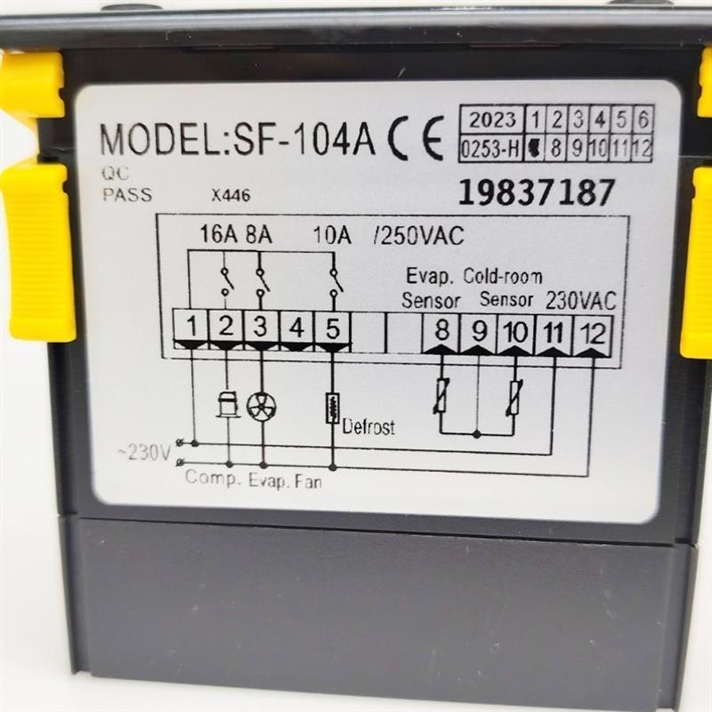 SF-104温控器SF-104B/S/A雪柜P冷库冷柜冰箱数字通用智能仪表