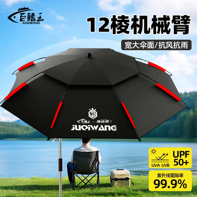 新款钓鱼伞加厚防晒大钓伞遮阳伞