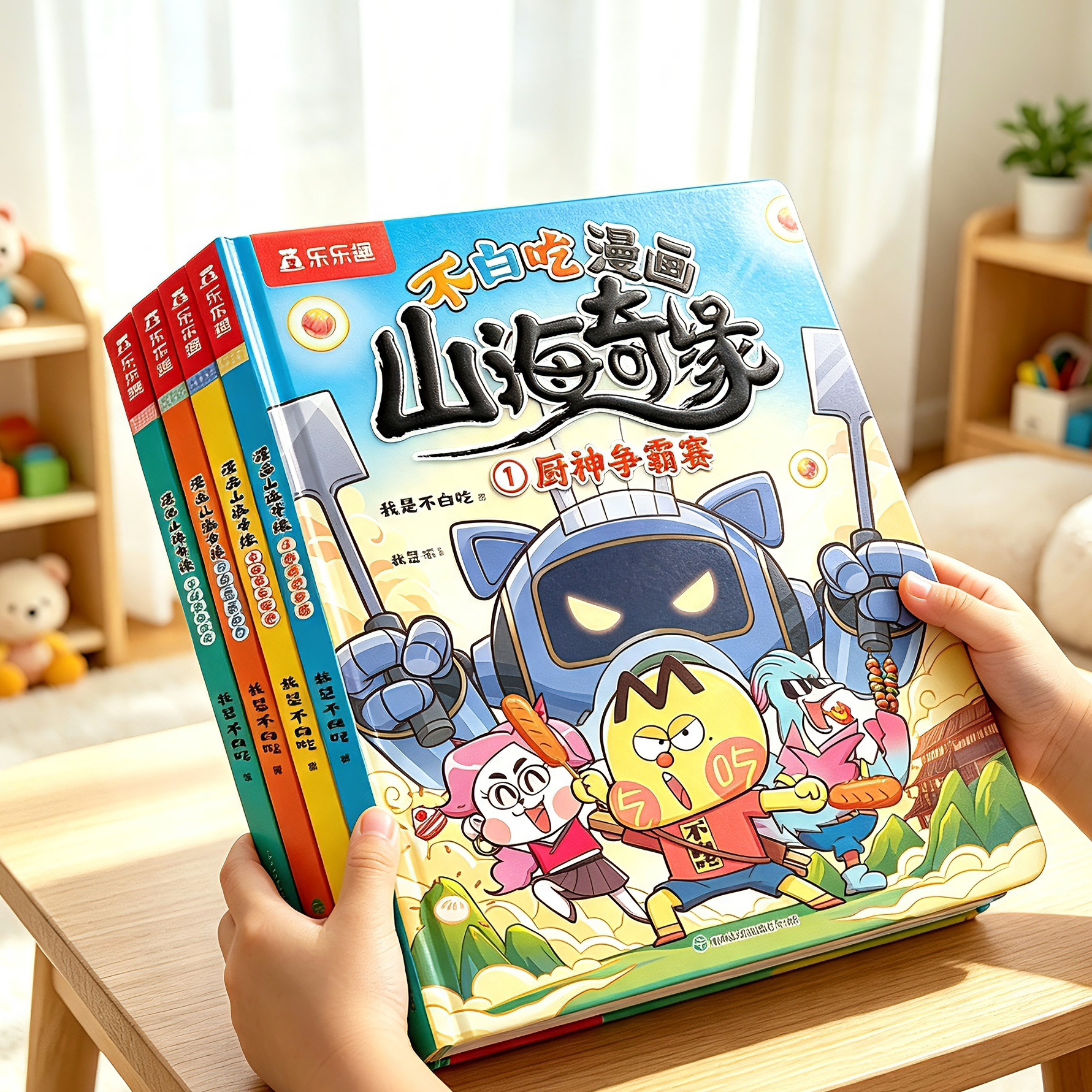 漫画书适合小学生看的山海经我是不白吃山海经漫画奇缘书3-8岁小学生看的课外漫画爆笑读物男生喜欢看的山海经小学生版课外阅读书