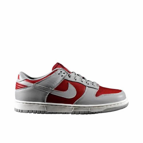 耐克Nike Dunk Low防滑低帮板鞋男女同款灰红