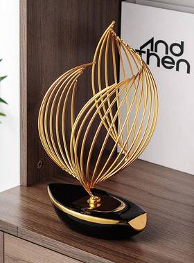 风生水起船家居摆件玄关装饰品客厅电视柜工艺品乔迁高档礼物