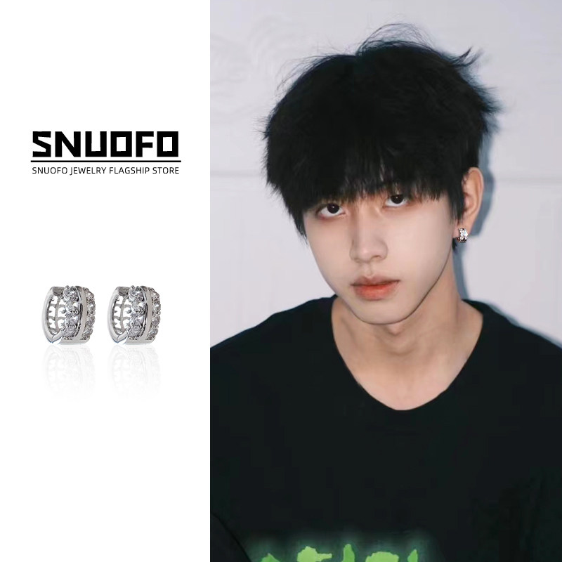 小众独特耳钉美式耳扣