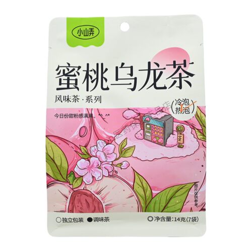小山弄蜜桃乌龙茶风味茶系列独立包装冷泡热泡7小包/袋