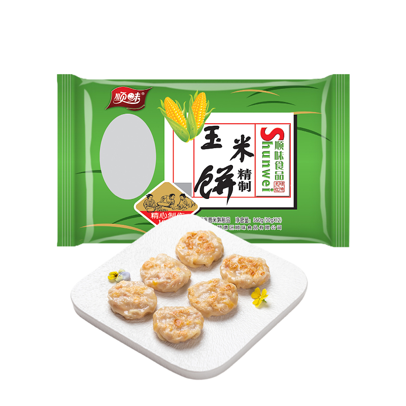 官方玉米饼顺味包子冷冻