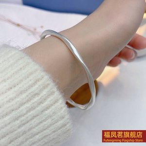 原创设计女银饰正生古法莫比手镯