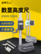 台湾Eee不锈钢数显表游标双柱标尺标尺画线标尺标高标头0 300