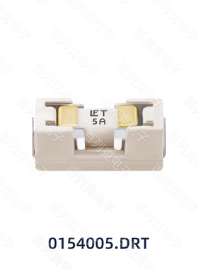力特0154005.DRT贴片慢断一次性保险丝1808带座熔断器FLT5A125V