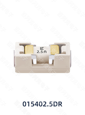 原装力特015402.5DR贴片快断一次性保险丝1808带座熔断器FL2.5A