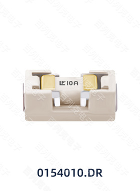 原装力特0154010.DR贴片快断一次性保险丝1808带座熔断器FL10A