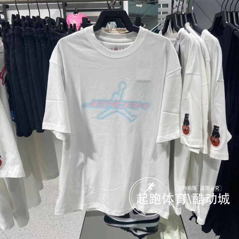 Nike耐克女纯棉宽松休闲短袖T恤