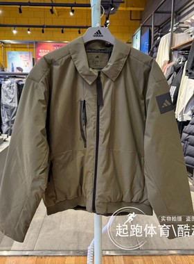 阿迪达斯棉服男2024冬季新款防风保暖运动夹克外套JD1123 JD6663