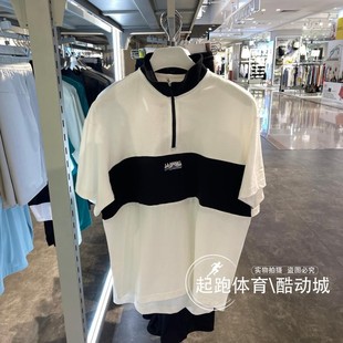 潮流系列宽松休闲透气T恤APLU081 李宁男子短袖 POLO衫 2024夏季 新品