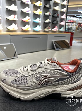 李宁风行男子2026春新款舒适软弹反光潮流低帮运动休闲鞋 AGLW003