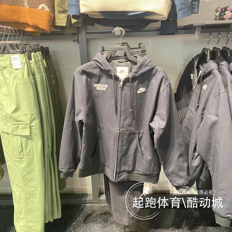 耐克男连帽百搭休闲保暖棉服