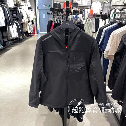李宁男户外CF溯加绒防水宽松外套