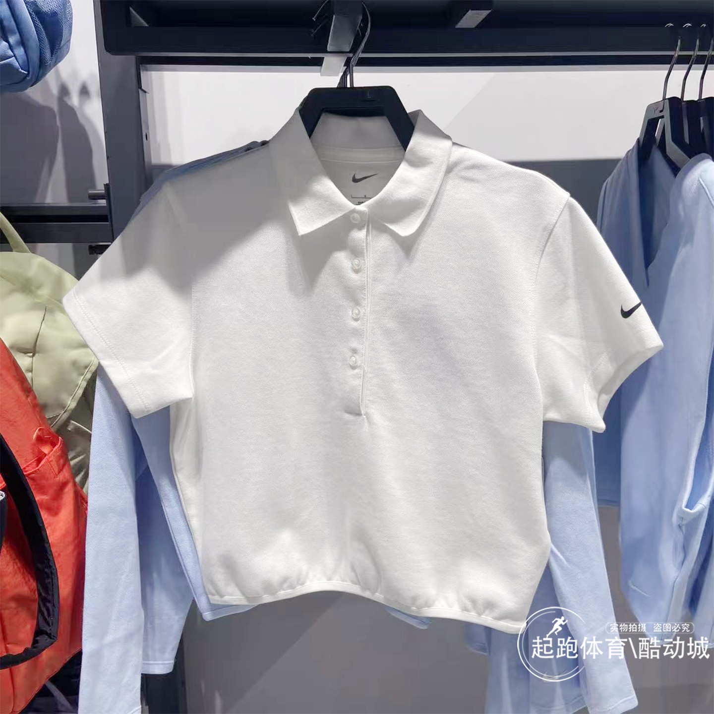 耐克女经典高尔夫翻领短袖POLO衫