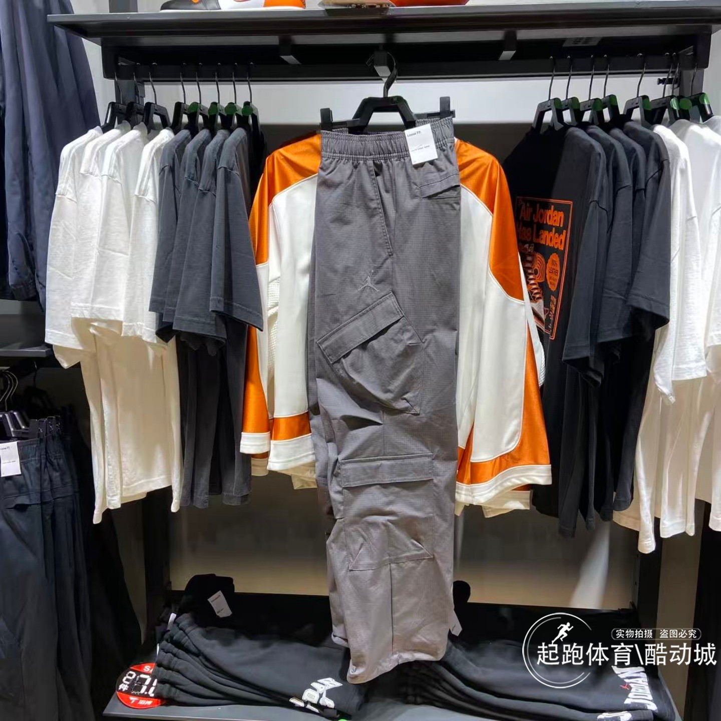 耐克男Jordan机能风经典宽松长裤